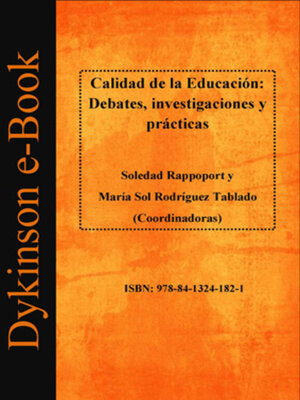 cover image of Calidad de la Educación
